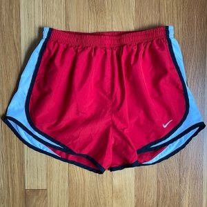 Nike red athletic shorts